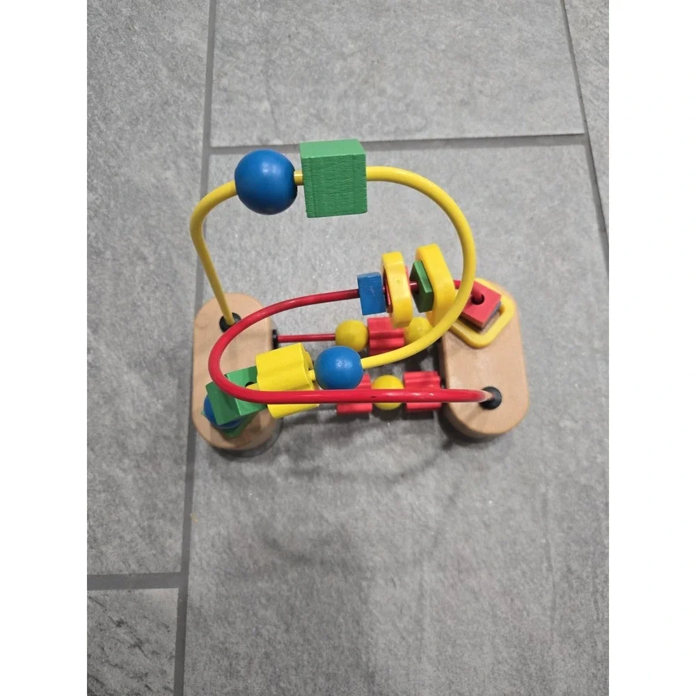 Melissa & Doug My First Bead Maze Wooden Toddler Toy Suction Cup Activity